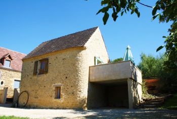 The cottage from the low garden 