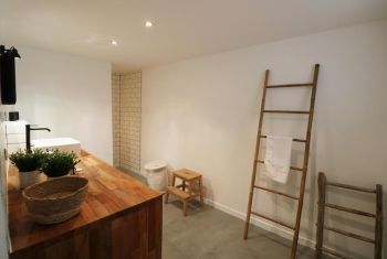 The main house : the bathroom on the groundfloor 