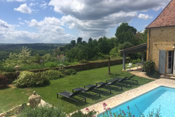 The garden with panoramic view