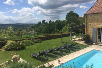 The garden with panoramic view