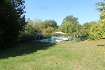 the pool with the security fence... 