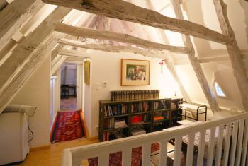 The cosy reading area and access to the main bedroom 