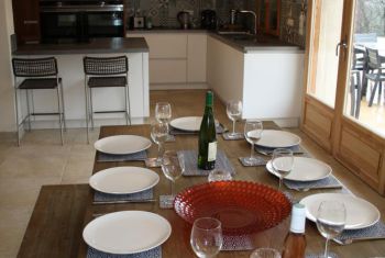 The open plan dining area