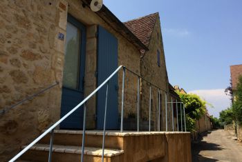 The house viewed from the street