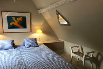 The upper double bedded room