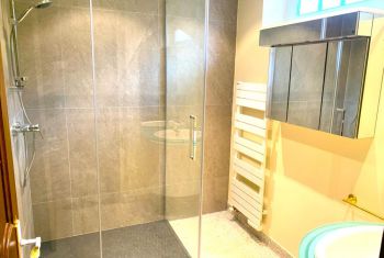 The shower room with large walk in shower 