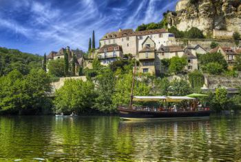 Beynac, voted one of the most beautiful village of France 