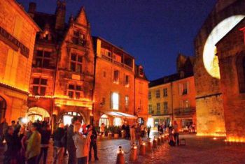 Sarlat by night!