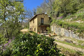 La Falaise is clinging to a hillside, only 2 minutes walk from Domme 