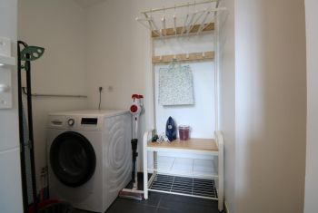 the laundry room