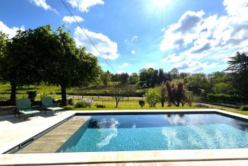 the private heated pool