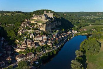 the medieval village of  Beynac-et-Cazenac, voted one of the most beautiful of France 