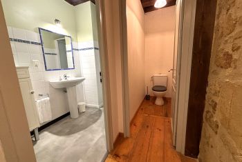 the adjacent shower room and toilet