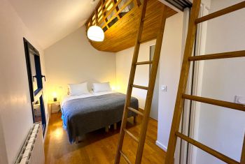 Le Séchoir - The third bedroom with 2 singles or a double bed 