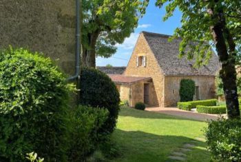 La Bergerie view from the entrance of the property 